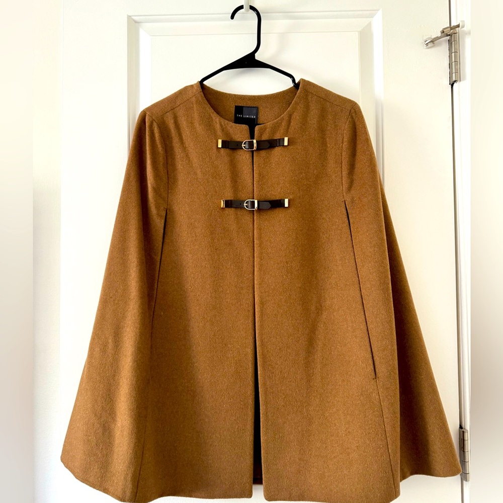 The Limited Cape Coat in Camel